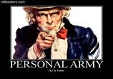 X is Not Your Personal Army