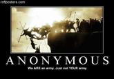 X is Not Your Personal Army