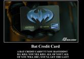 Bat Credit Card