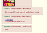 The honeys missing