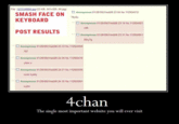 Smash Face On Keyboard, Post Results
