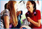 Girls Laughing