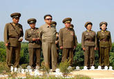 Kim Jong Il Looking At Things