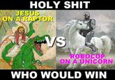 Robocop On A Unicorn
