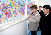 Kim Jong Il Looking At Things