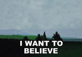"I Want To Believe" Poster