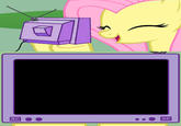 Fluttercry / Characters Watching Tv
