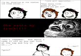 She Wants My X