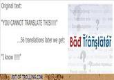 Bad Translator
