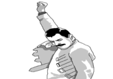 Freddie Mercury Rage Pose