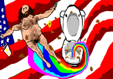 fat hairy man