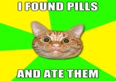I Found Pills... And Ate Them!