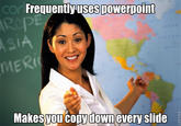 Unhelpful High School Teacher