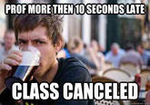Lazy College Senior