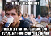 Lazy College Senior