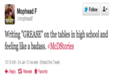 #McDStories