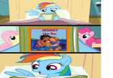 Rainbow Dash Reads a(n) X Book