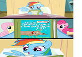 Rainbow Dash Reads a(n) X Book
