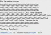 Find the (Letter/Word/Number) Thumbs up if you found it
