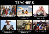 What People Think I Do / What I Really Do