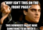 Downvoting Roman / Commodus Thumbsdown