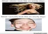 What You Think You Look Like vs. What You Actually Look Like