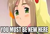 You Must Be New Here