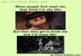 How People View Me After I Say I'm X