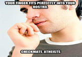 Checkmate, Atheists