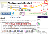 The Wadsworth Constant