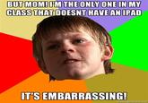 Angry School Boy