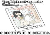 [Help!] The Girl I Like Won’t Respond to My Emails (´･ω･`)