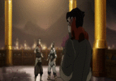 Crying Bolin / Kissing Korra