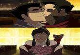 Crying Bolin / Kissing Korra