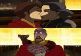 Crying Bolin / Kissing Korra