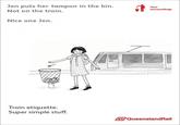 Queensland Rail Etiquette Posters