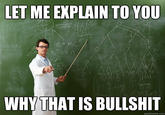 Let me tell you why that's bullshit
