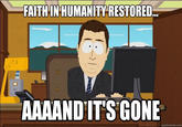 And It's Gone