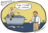The Floor is Lava / Hot Lava Game