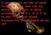 Skull Trumpet