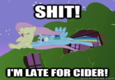 Shit, I'm Late For School