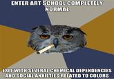 Art Student Owl