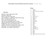 Birthday Scenario Game