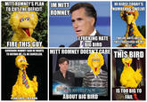 Fired Big Bird / Mitt Romney Hates Big Bird