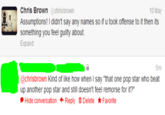 Chris Brown Shaming