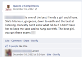University Compliment Facebook Pages
