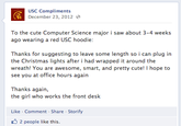 University Compliment Facebook Pages