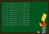 Bart Simpson's Chalkboard Parodies