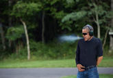 Obama Skeet Shooting Photo