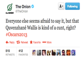 The Onion's Quvenzhané Wallis Controversy